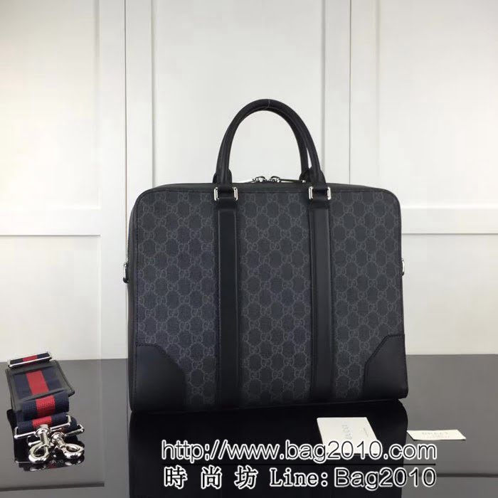 GUCCI古馳原單 新款專櫃品質原單貨實物實拍474135克pvc刺繡高仿gucci公事包 HY1285